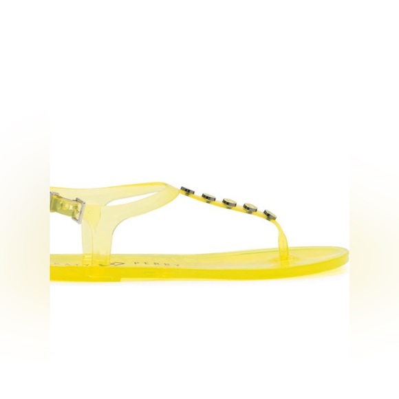 KATY PERRY yellow jelly studded sandals/ size 6 - Picture 6 of 15